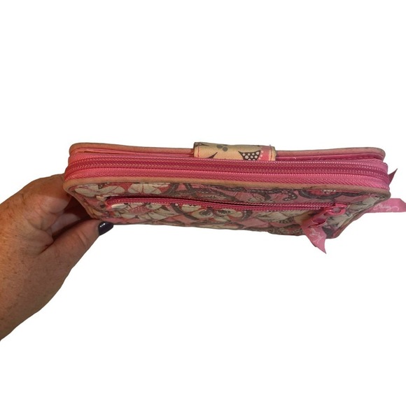 Vera Bradley Turnlock Wallet in Blush Pink - Picture 7 of 11